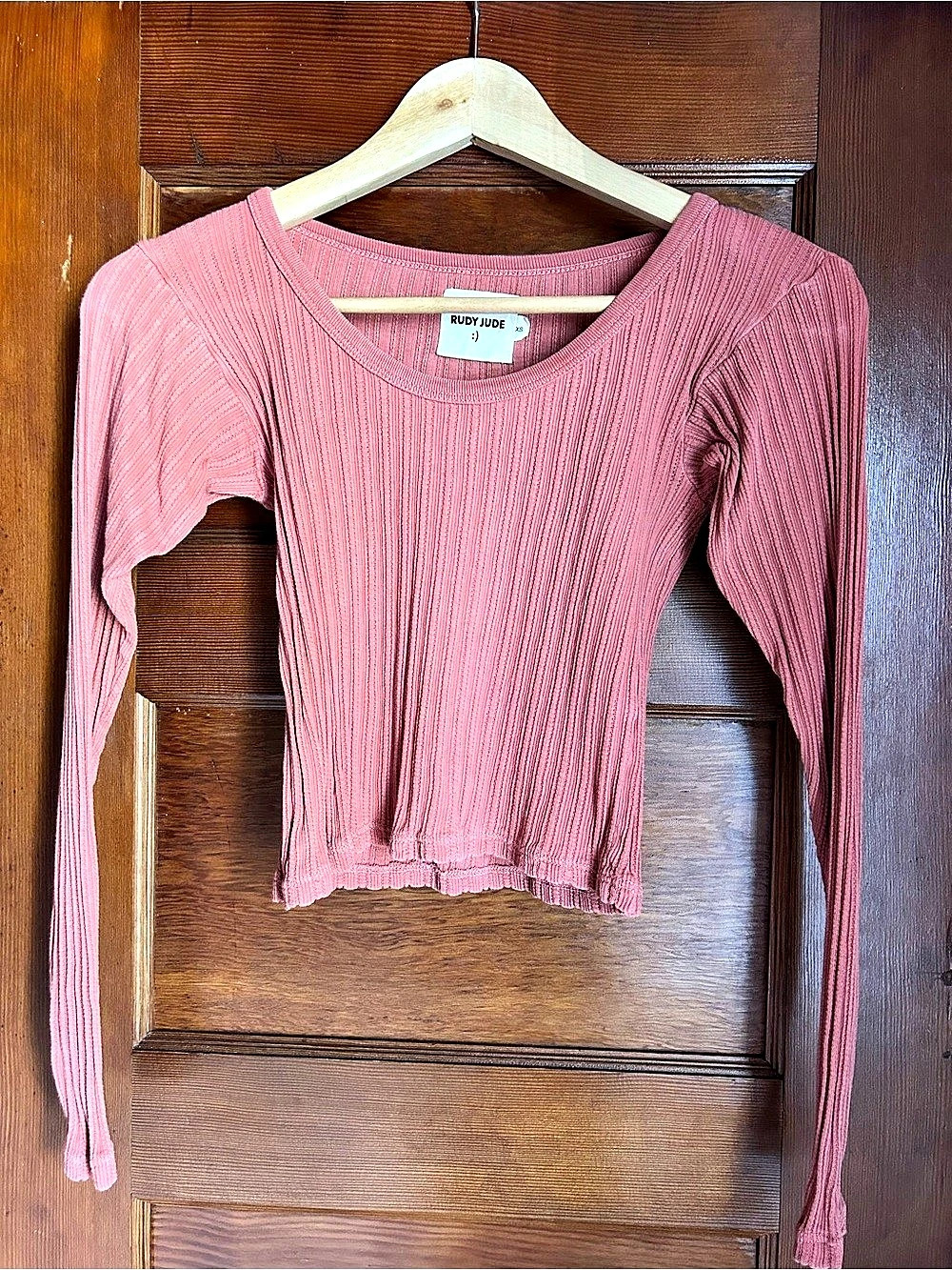 RUDY JUDE pointelle sissy top